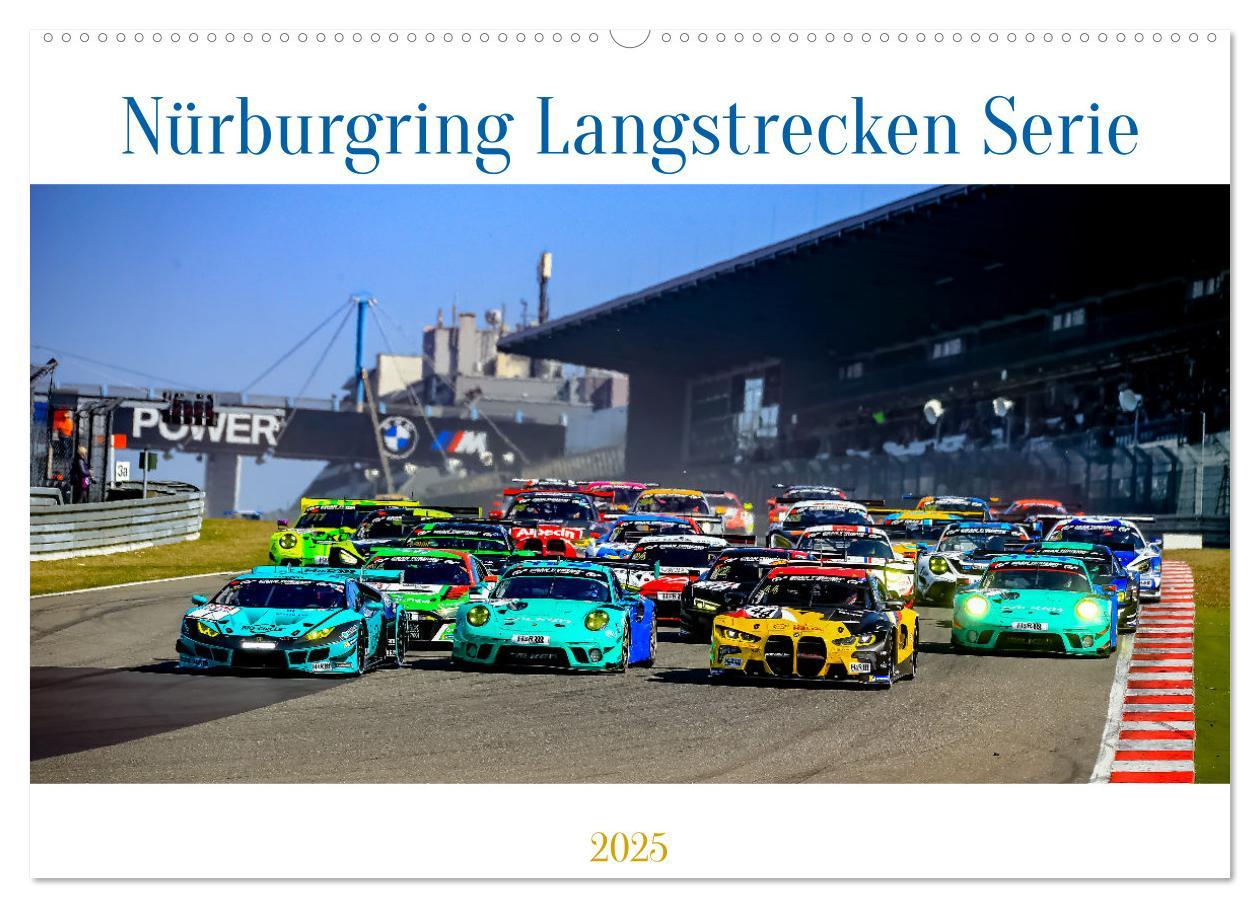 Cover: 9783383926440 | Nüburgring Langstrecken Serie 2025 (Wandkalender 2025 DIN A2 quer),...