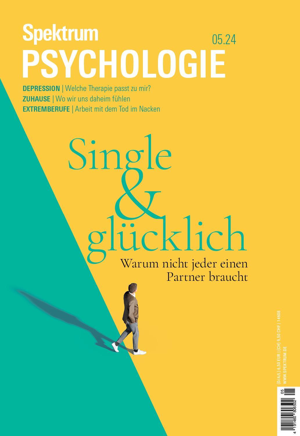 Cover: 9783958928305 | Spektrum Psychologie 5/2024 - Single und glücklich | Wissenschaft