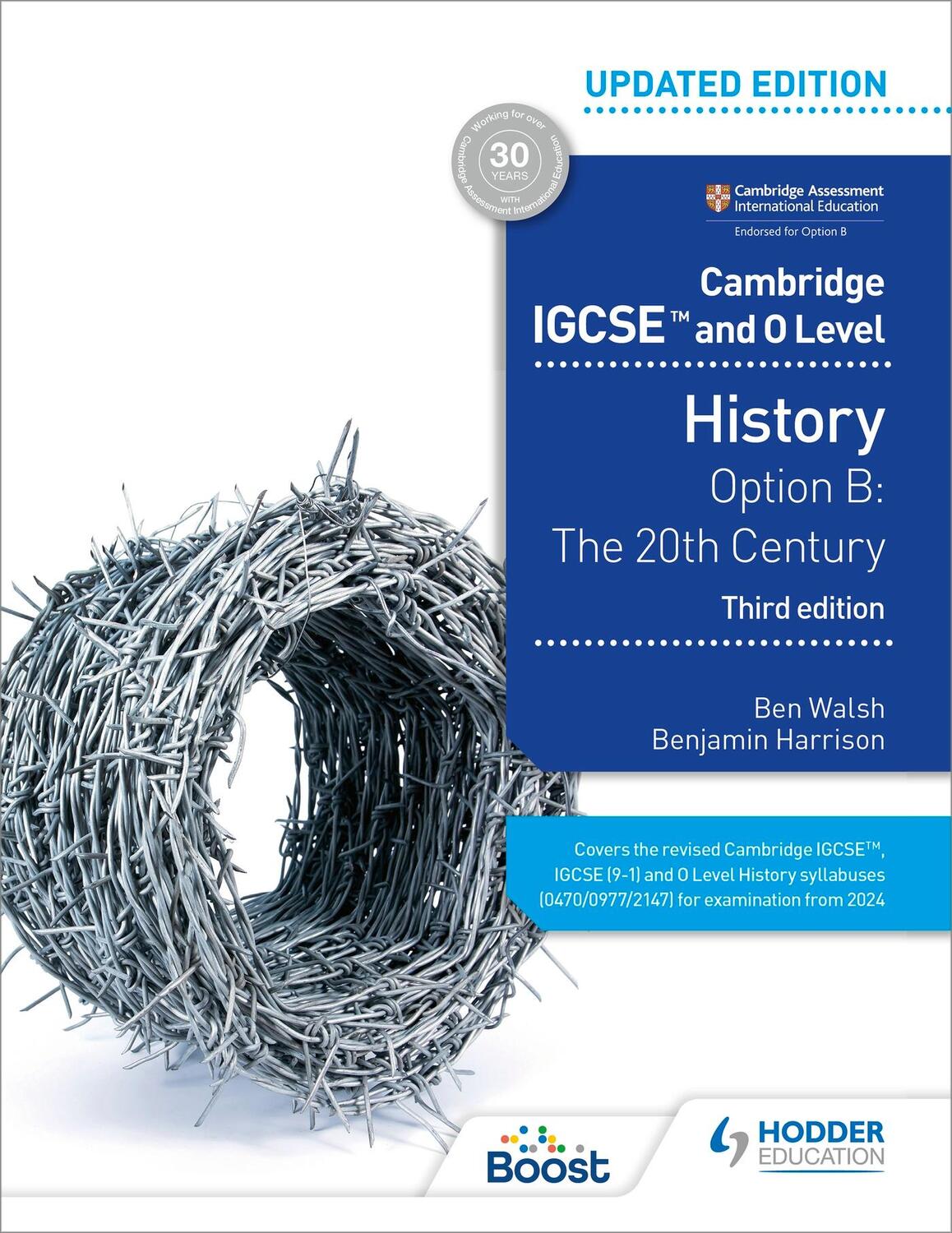 Cover: 9781398375055 | Cambridge IGCSE and O Level History 3rd Edition: Option B: The 20th...