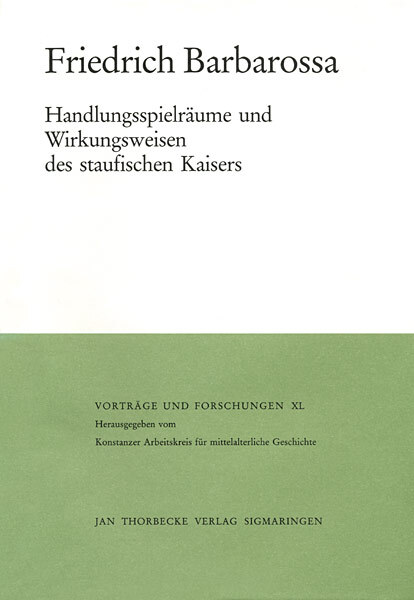 Cover: 9783799566407 | Friedrich Barbarossa | Buch | 708 S. | Deutsch | 1992