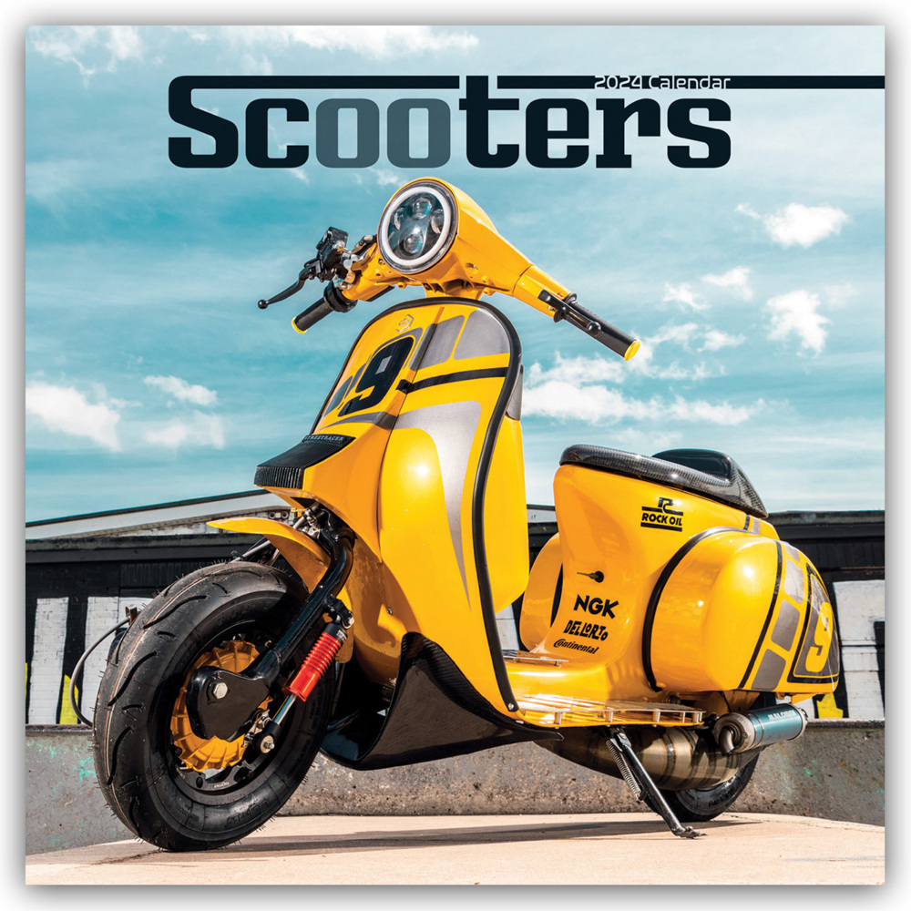 Cover: 9781529836585 | Scooters - Motorroller 2024 | Carousel Calendar | Kalender | 14 S.