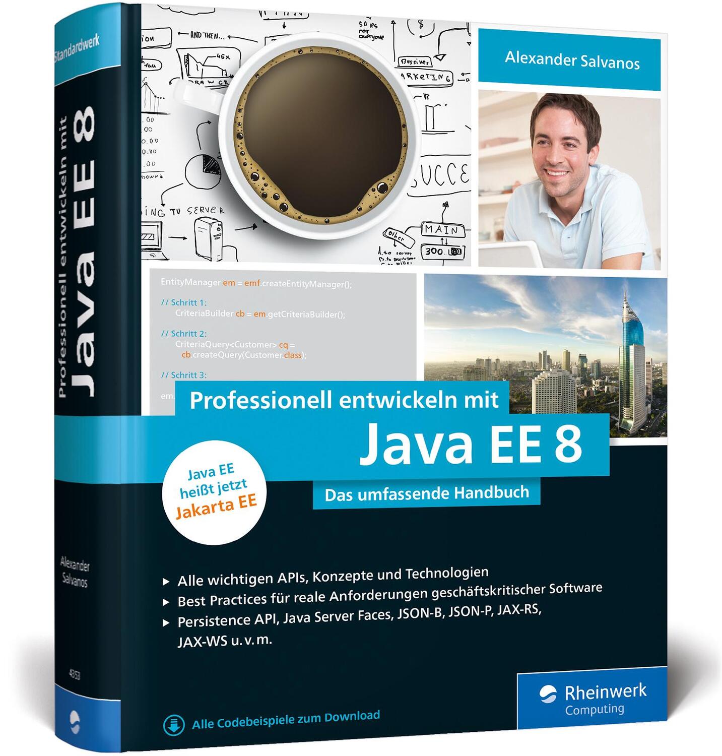 Cover: 9783836243537 | Professionell entwickeln mit Java EE 8 | Alexander Salvanos | Buch