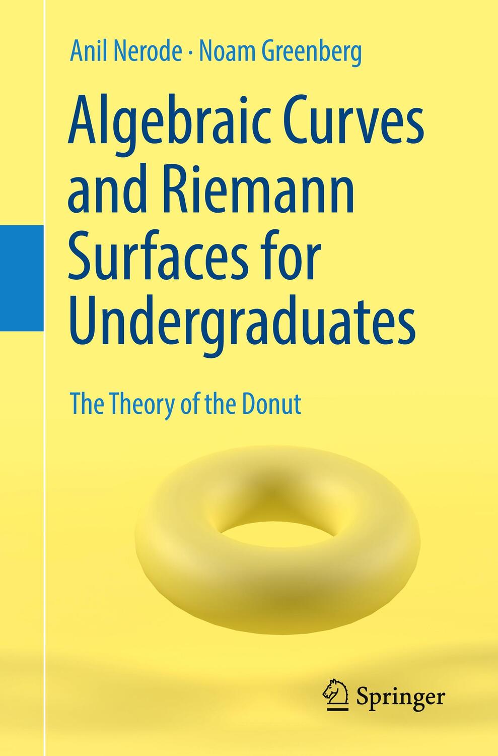 Cover: 9783031116155 | Algebraic Curves and Riemann Surfaces for Undergraduates | Taschenbuch