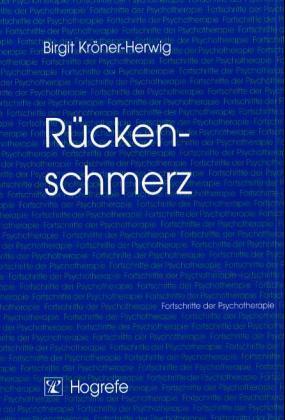 Cover: 9783801711511 | Rückenschmerz | Birgit Kröner-Herwig | Taschenbuch | Deutsch | 2000