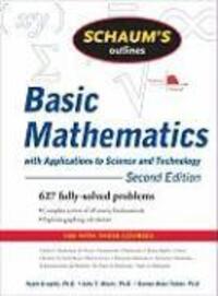Cover: 9780071611596 | Schaum's Outline of Basic Mathematics with Applications to Science...