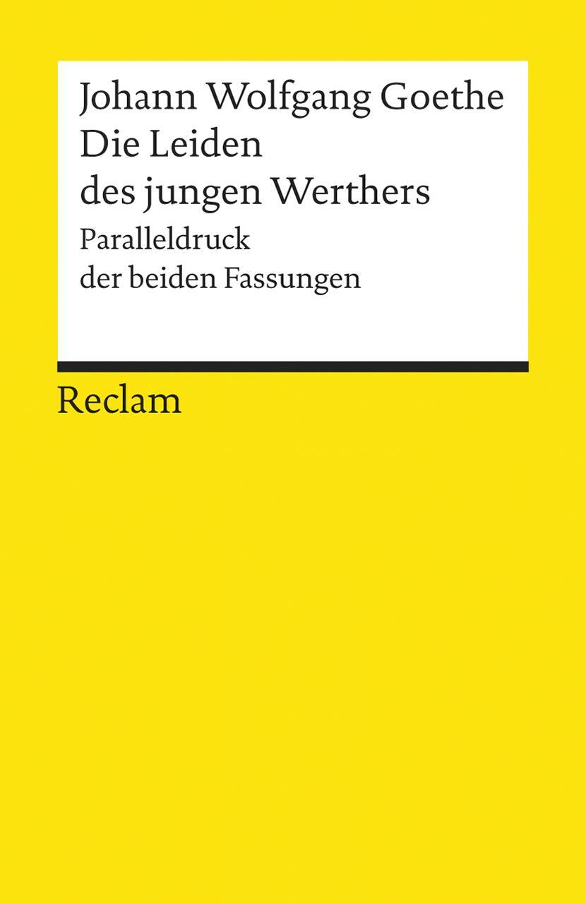 Cover: 9783150097625 | Die Leiden des jungen Werther | Johann Wolfgang von Goethe | Buch