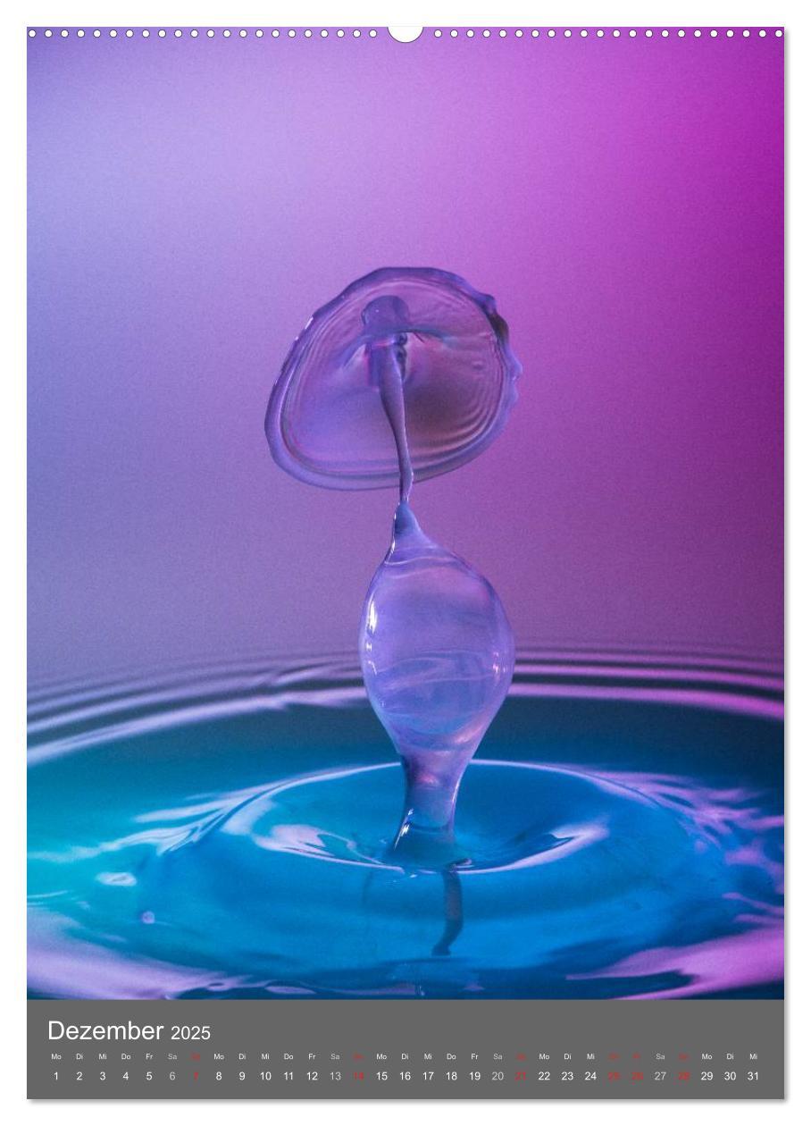 Bild: 9783457055939 | Liquid Art, Highspeed Tropfenfotografie (Wandkalender 2025 DIN A2...