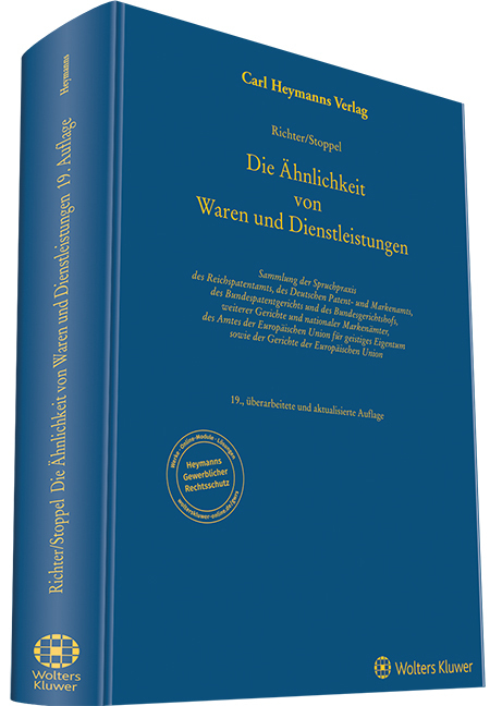Cover: 9783452297457 | Die Ähnlichkeit von Waren und Dienstleistungen | Bruno Richter (u. a.)
