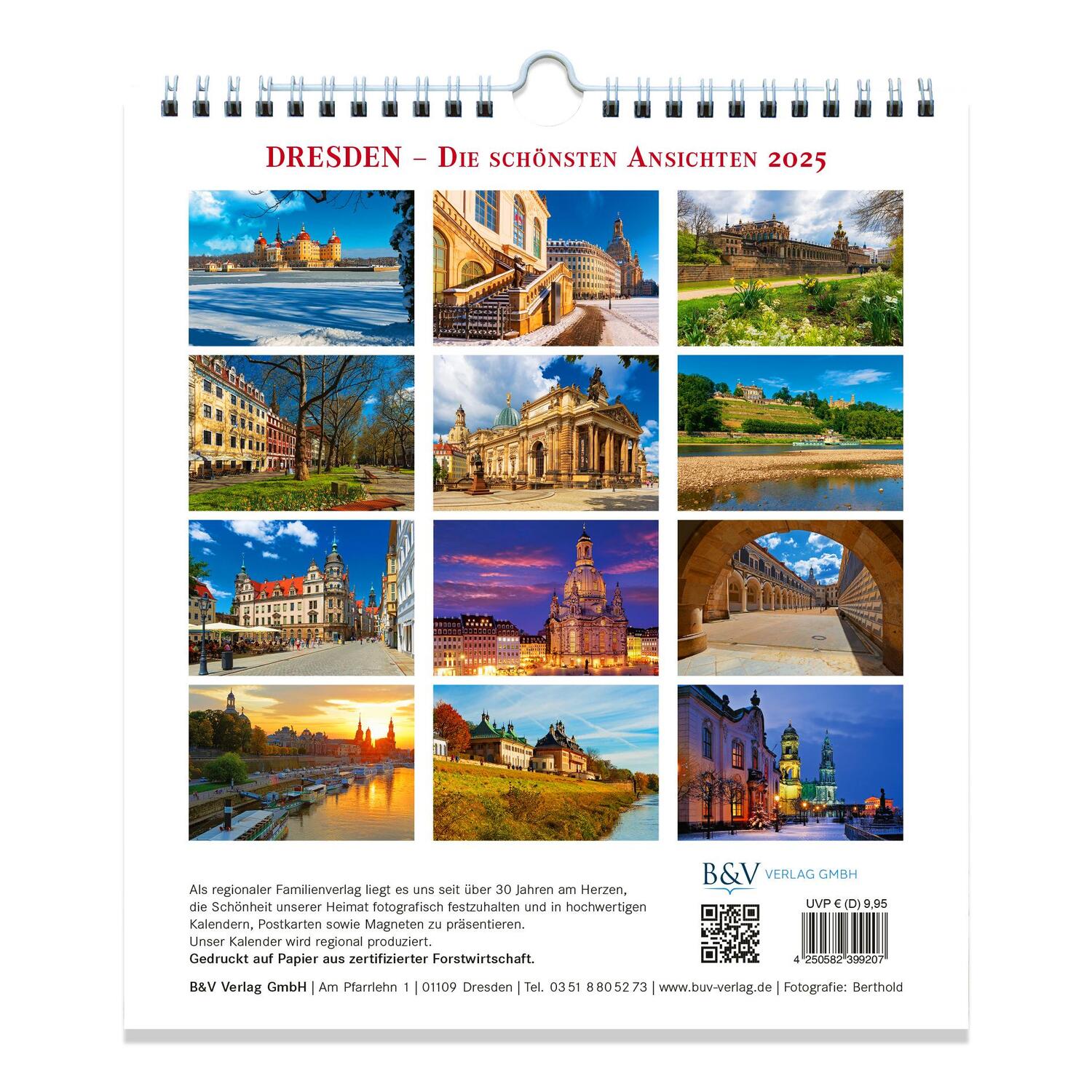 Bild: 4250582399207 | Kalender Dresden 2025 - Die schönsten Ansichten | Kalender | Deutsch