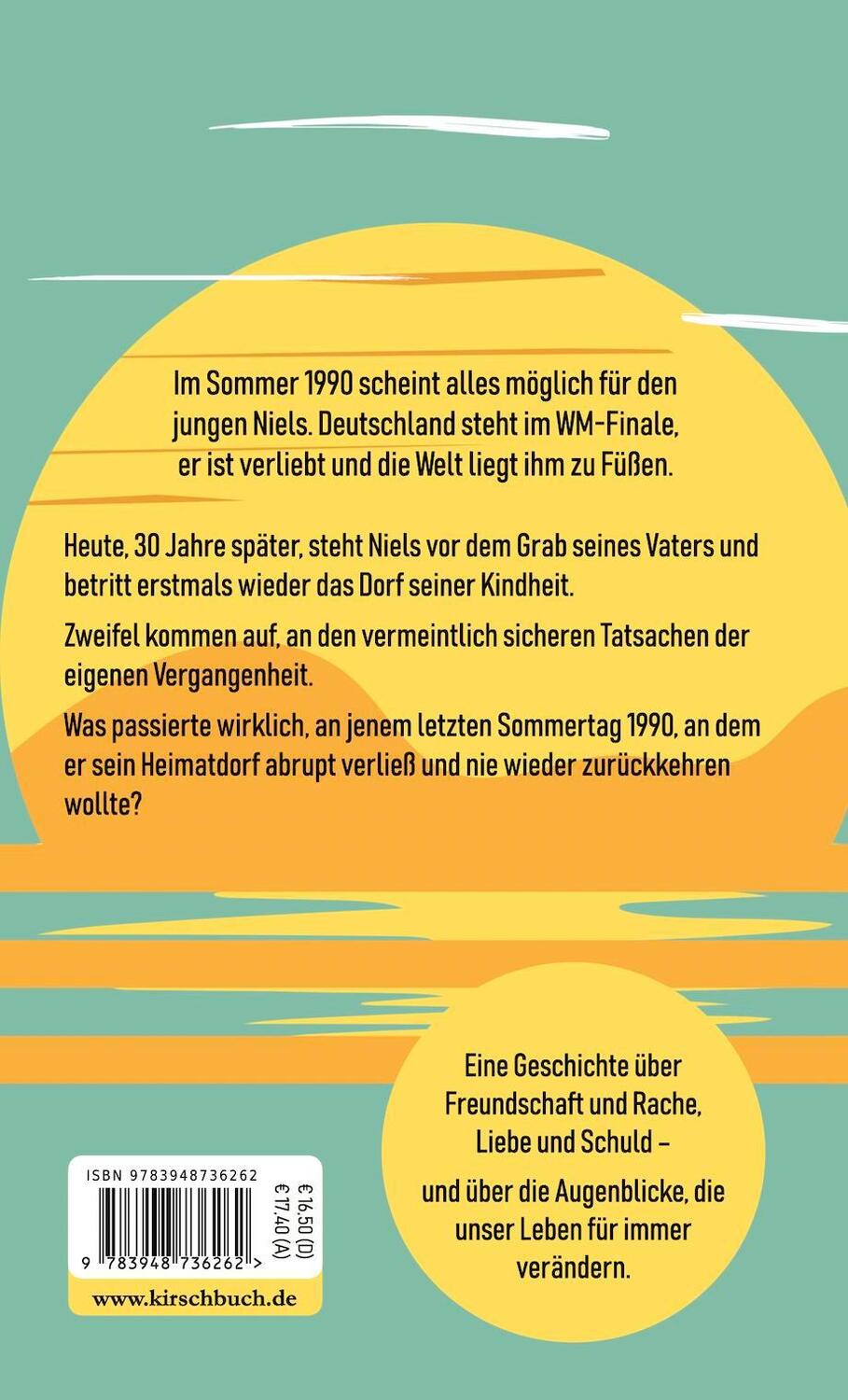 Rückseite: 9783948736262 | Der letzte Sommertag | Marc Hofmann | Buch | 228 S. | Deutsch | 2023