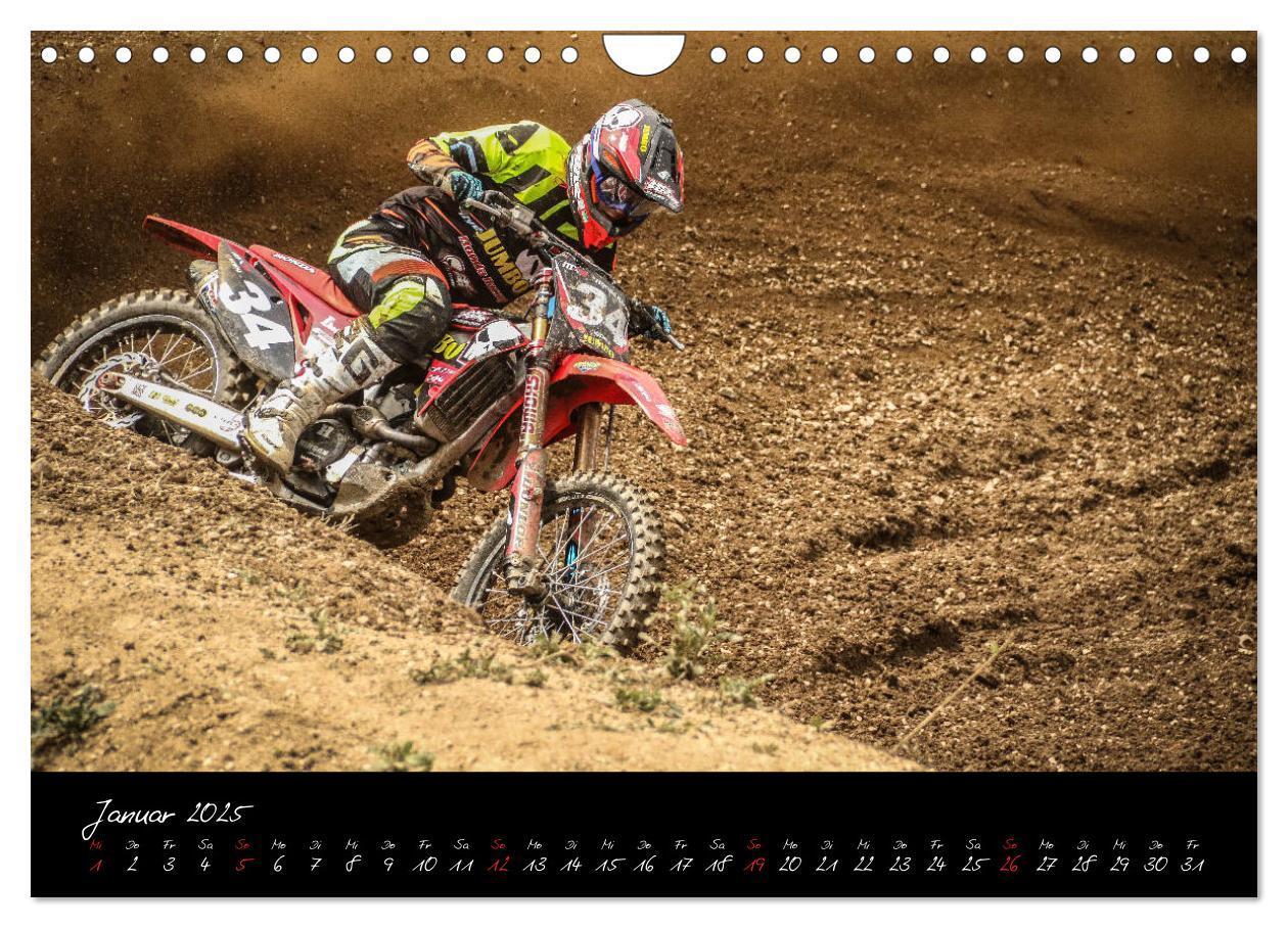 Bild: 9783435295814 | Motocross Racing 2025 (Wandkalender 2025 DIN A4 quer), CALVENDO...