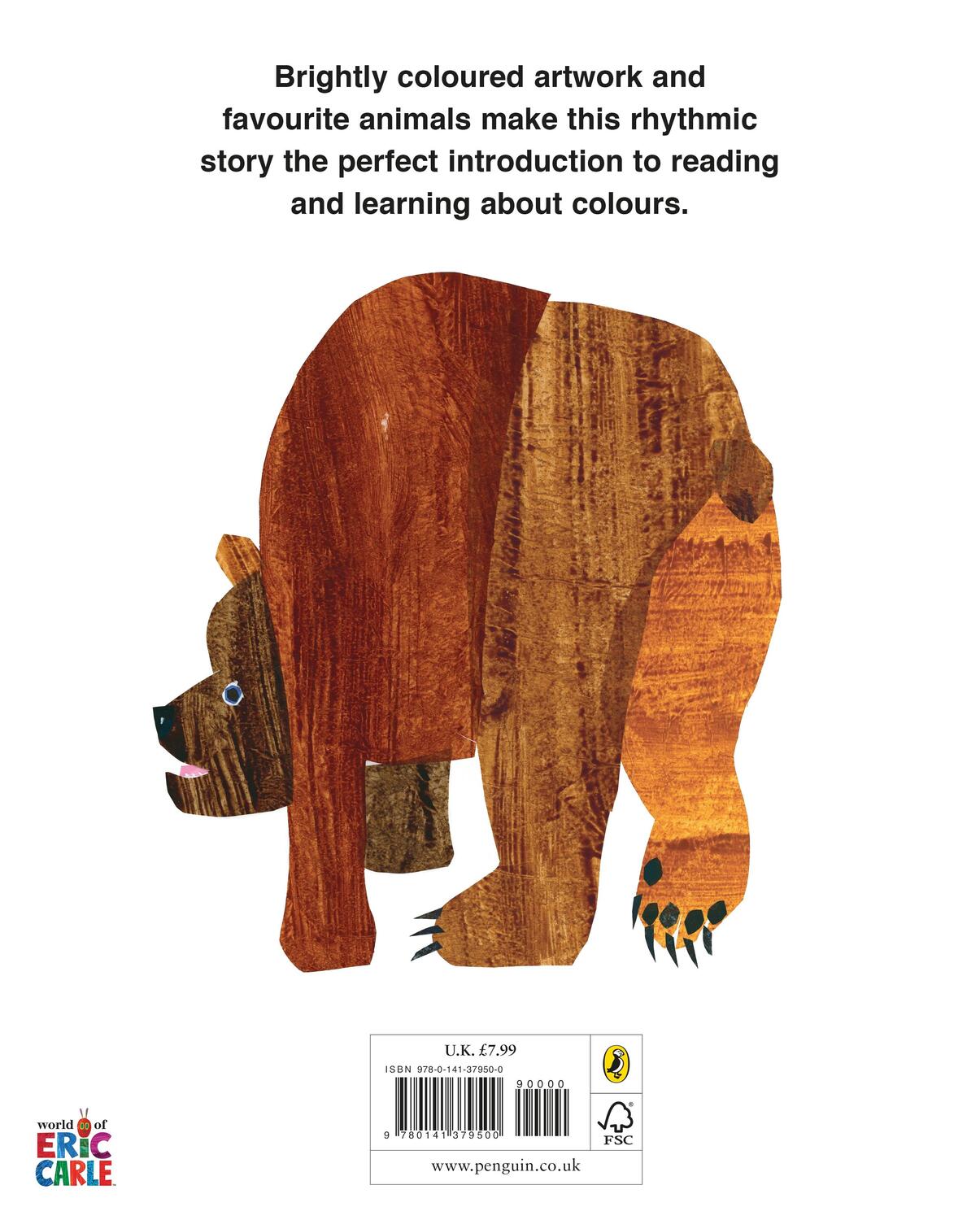 Rückseite: 9780141379500 | Brown Bear, Brown Bear, What Do You See? Book + CD | Eric Carle | Buch