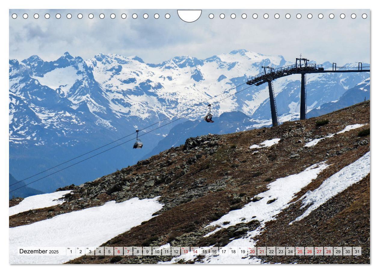 Bild: 9783457155417 | Bergbahnen in den Alpen (Wandkalender 2025 DIN A4 quer), CALVENDO...