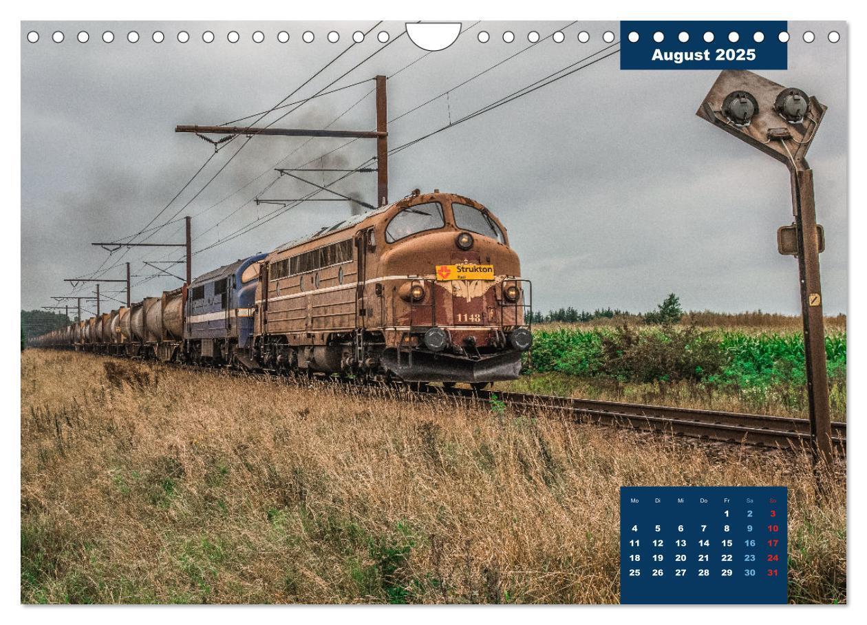 Bild: 9783435002801 | Dänische Eisenbahnen (Wandkalender 2025 DIN A4 quer), CALVENDO...