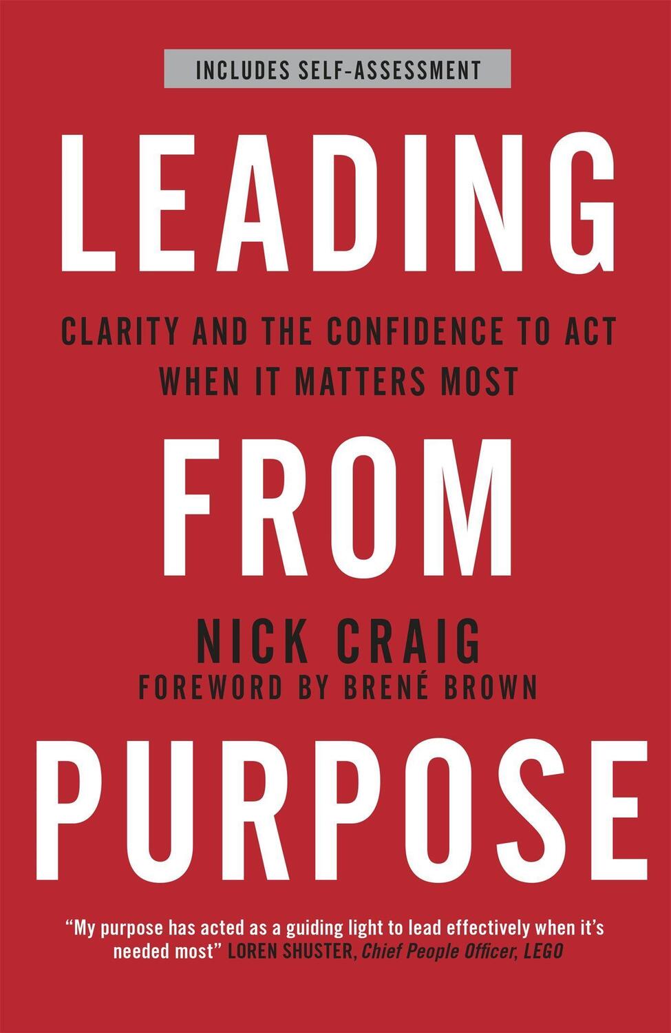 Cover: 9781473693265 | Leading from Purpose | Clarity and confidence to act when it matters