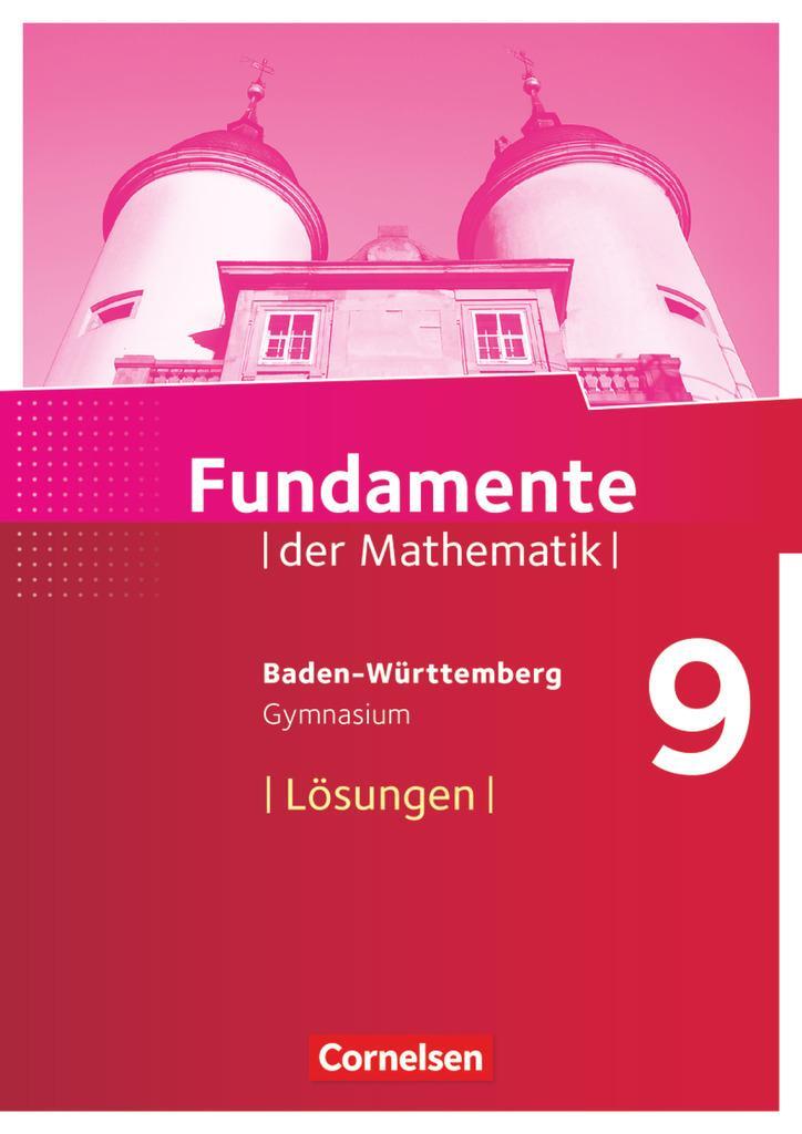 Cover: 9783060403837 | Fundamente der Mathematik 9. Schuljahr - Baden-Württemberg -...