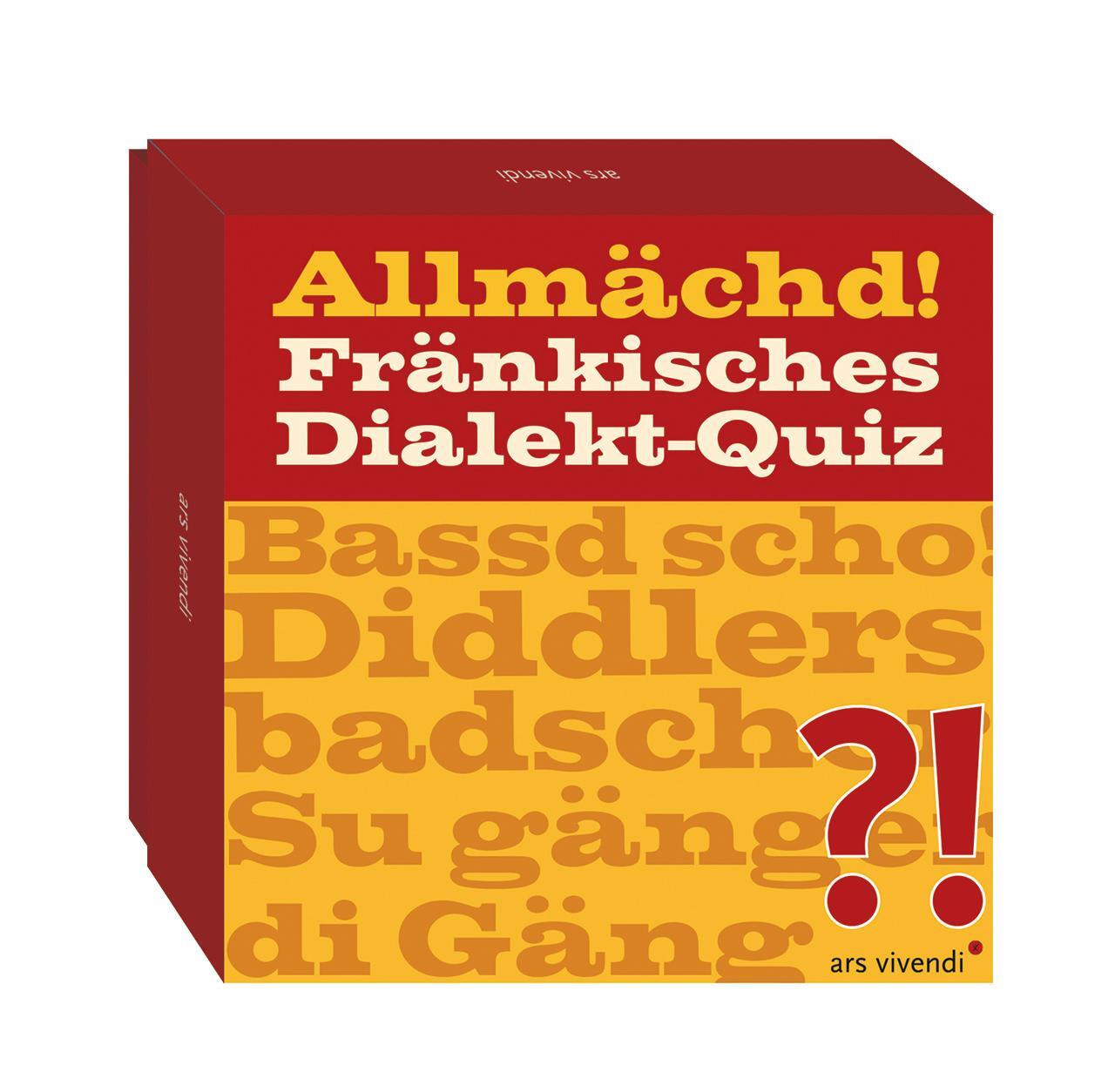 Cover: 4250364119399 | Dialekt-Quiz Franken Allmächd (Neuauflage) | Spiel | Schachtel | 66 S.