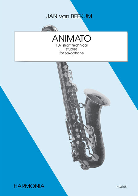 Cover: 9789043153447 | Animato | 107 short technical studies | Harmonia | EAN 9789043153447
