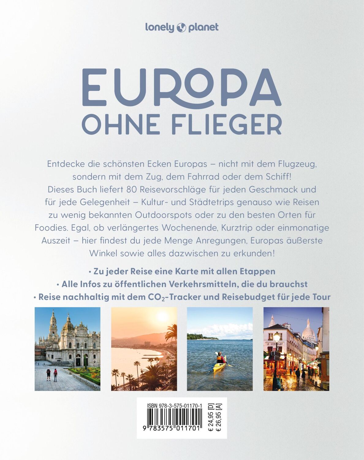 Rückseite: 9783575011701 | LONELY PLANET Bildband Europa ohne Flieger | Lonely Planet | Buch