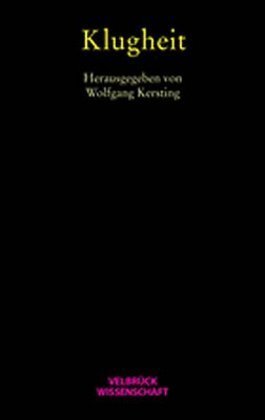 Cover: 9783934730892 | Klugheit | Wolfgang Kersting | Taschenbuch | Deutsch | Velbrück
