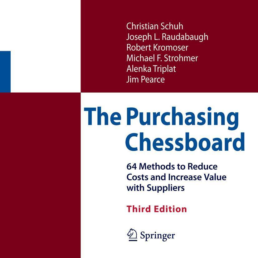 Cover: 9781493967636 | The Purchasing Chessboard | Christian Schuh (u. a.) | Buch | xvii