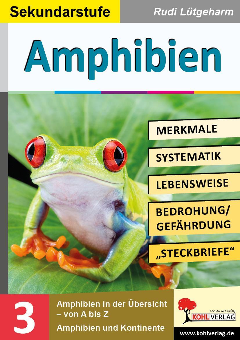 Cover: 9783985583133 | Amphibien - Merkmale, Lebensraum, Systematik | Rudi Lütgeharm | Buch