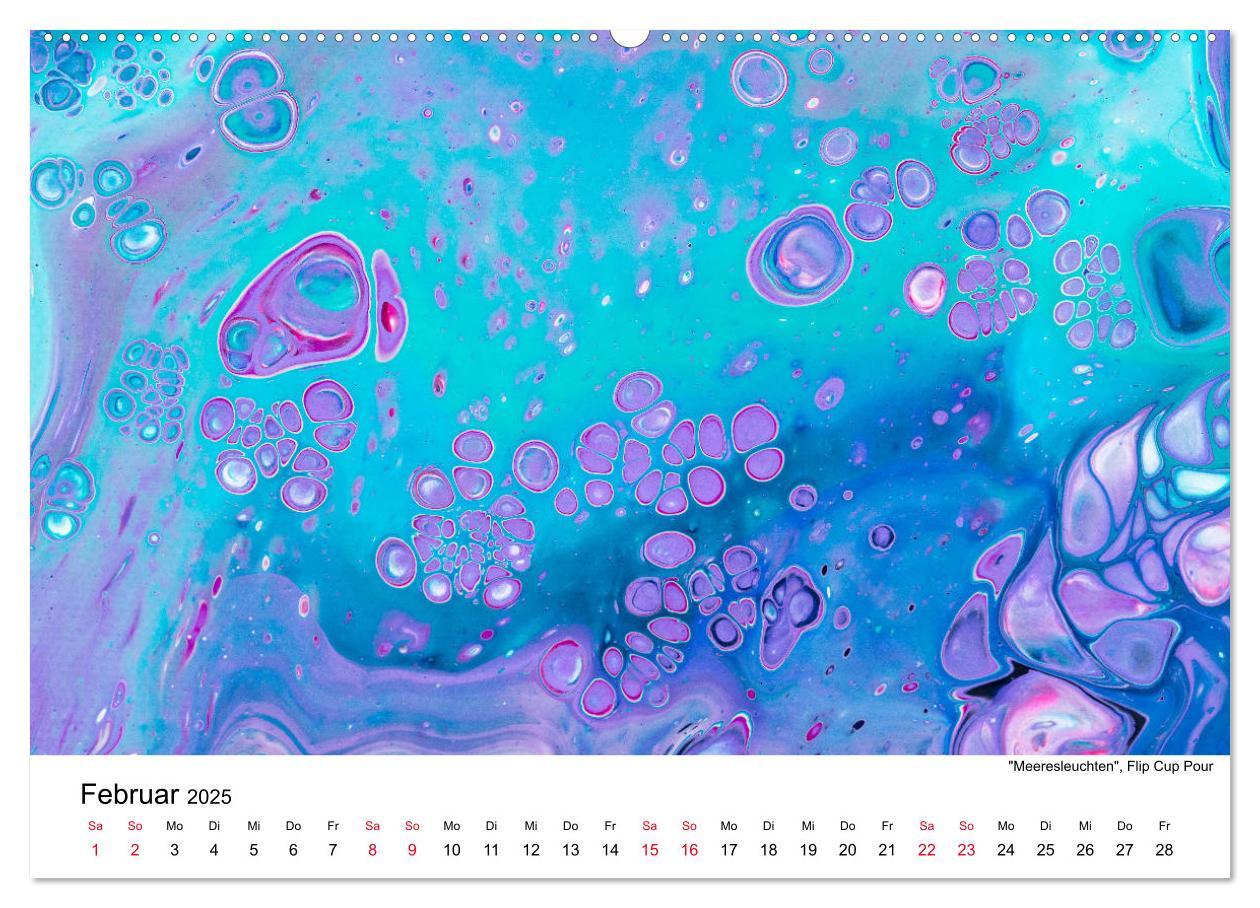 Bild: 9783435175727 | Acrylic Pouring - Faszinierende Farben und Formen (Wandkalender...