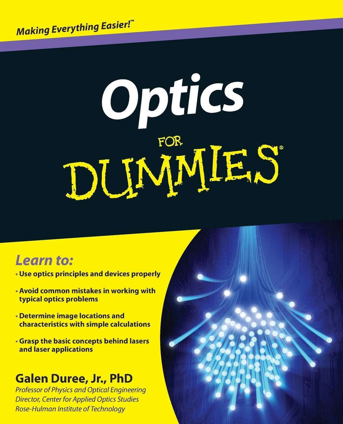 Cover: 9781118017234 | Optics For Dummies | Galen C. Duree | Taschenbuch | Paperback | 2011