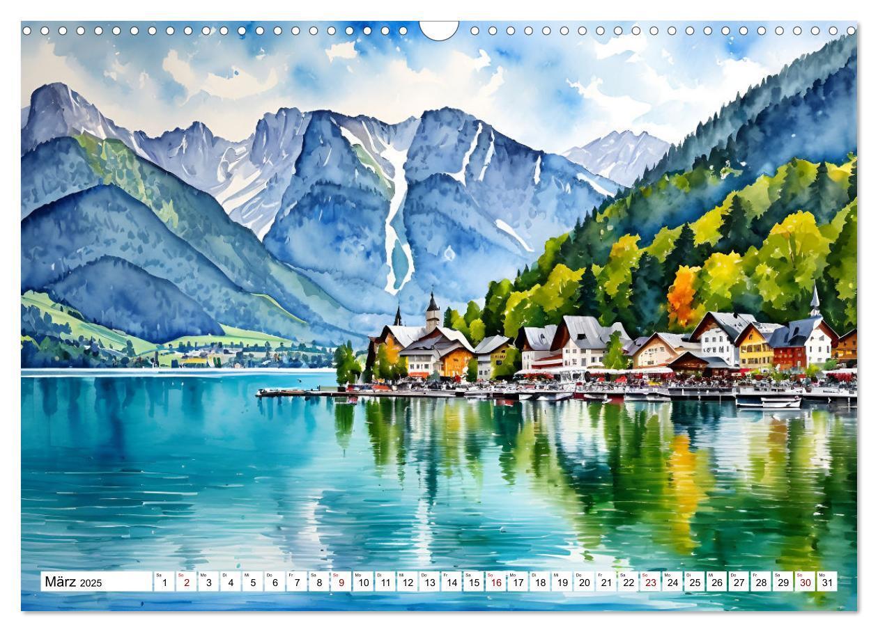 Bild: 9783457177976 | Österreich - Idylle in den Alpen (Wandkalender 2025 DIN A3 quer),...