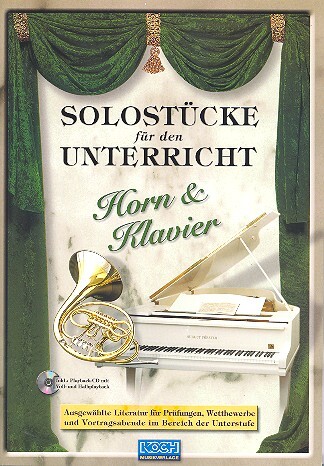 Cover: 9790501611799 | Solostücke für den Unterricht (+CD) für Horn in F und Klavier