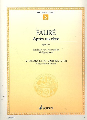 Cover: 9790001189668 | Après un rêve | Gabriel Fauré | Buch | 10 S. | Deutsch | 2012