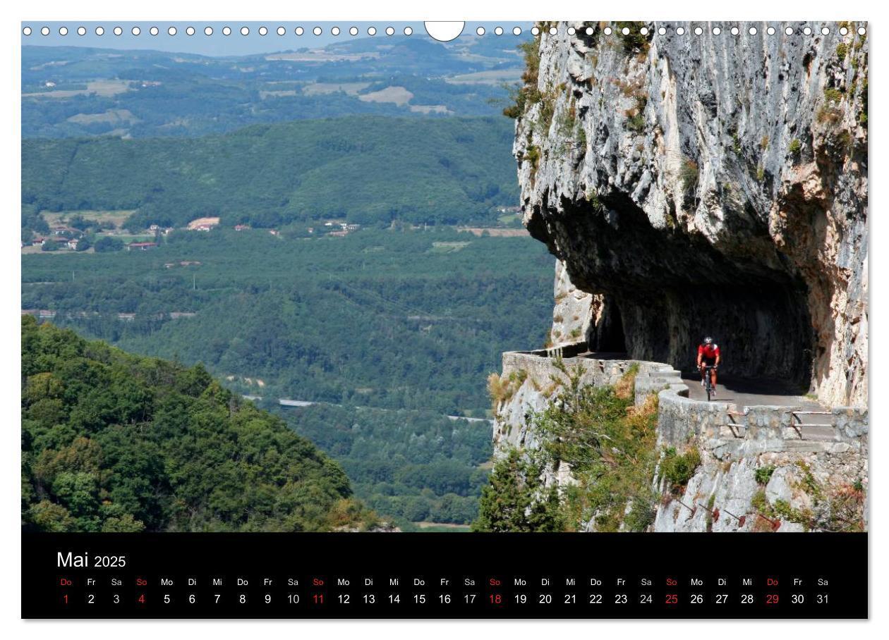 Bild: 9783435833917 | Alpenpässe auf dem Rennrad Vol. 1 (Wandkalender 2025 DIN A3 quer),...