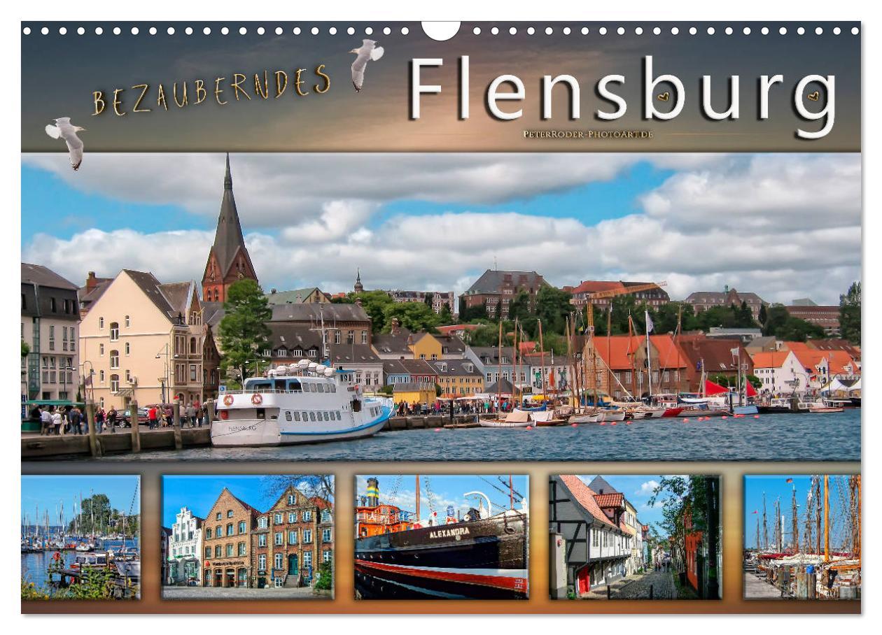 Cover: 9783435335565 | Bezauberndes Flensburg (Wandkalender 2025 DIN A3 quer), CALVENDO...