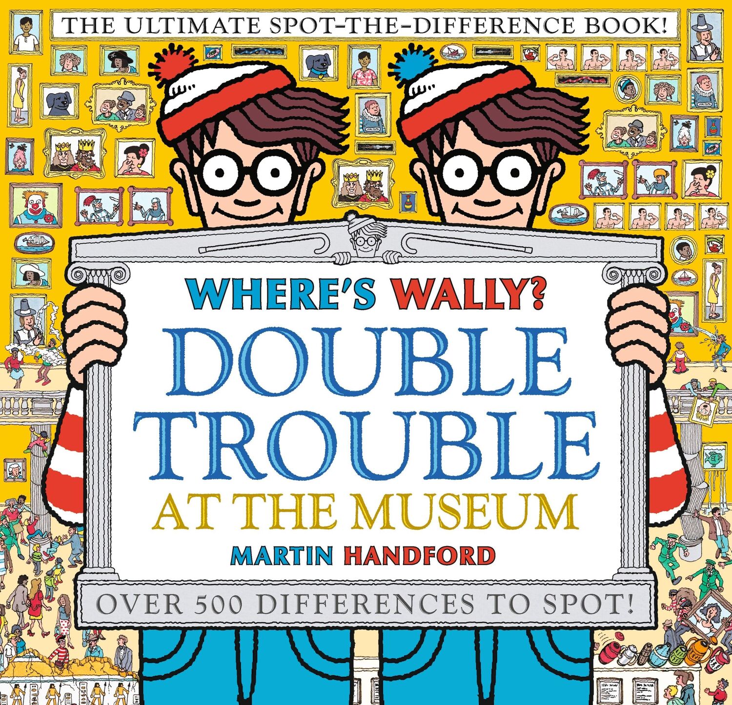 Cover: 9781406380590 | Where's Wally? Double Trouble at the Museum: The Ultimate...