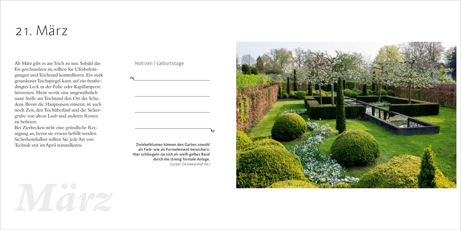 Bild: 9783421040862 | 365 Gärten | Ratgeber und Tagebuch fürs ganze Jahr | Gisela Keil | DVA
