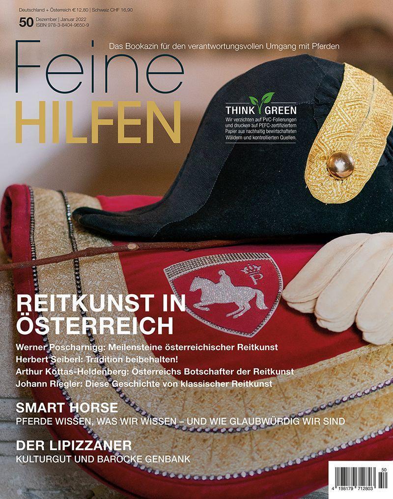 Cover: 9783840496509 | Feine Hilfen, Ausgabe 50 | Reitkunst in Österreich | Verlag Cadmos