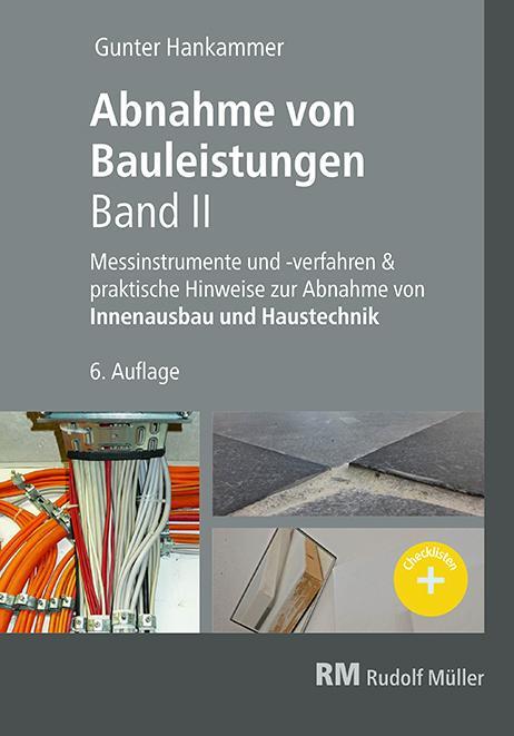 Cover: 9783481043926 | Abnahme von Bauleistungen, Band II | Gunter Hankammer | Buch | Deutsch
