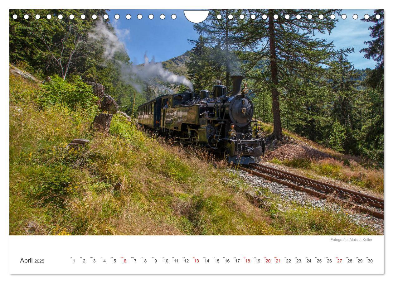 Bild: 9783435427765 | Dampfbahn Furka 2025 (Wandkalender 2025 DIN A4 quer), CALVENDO...