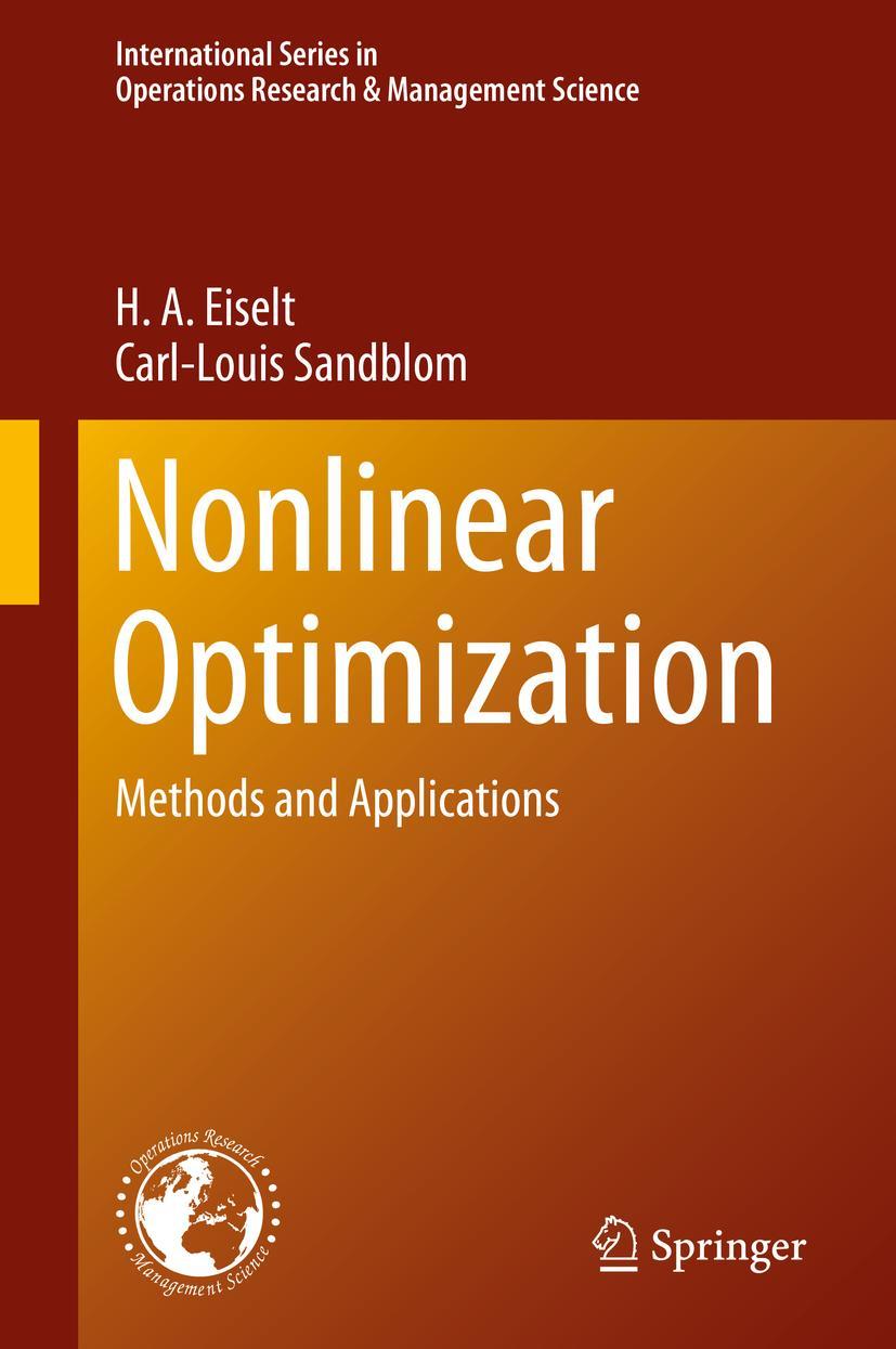 Cover: 9783030194642 | Nonlinear Optimization | Methods and Applications | Sandblom (u. a.)