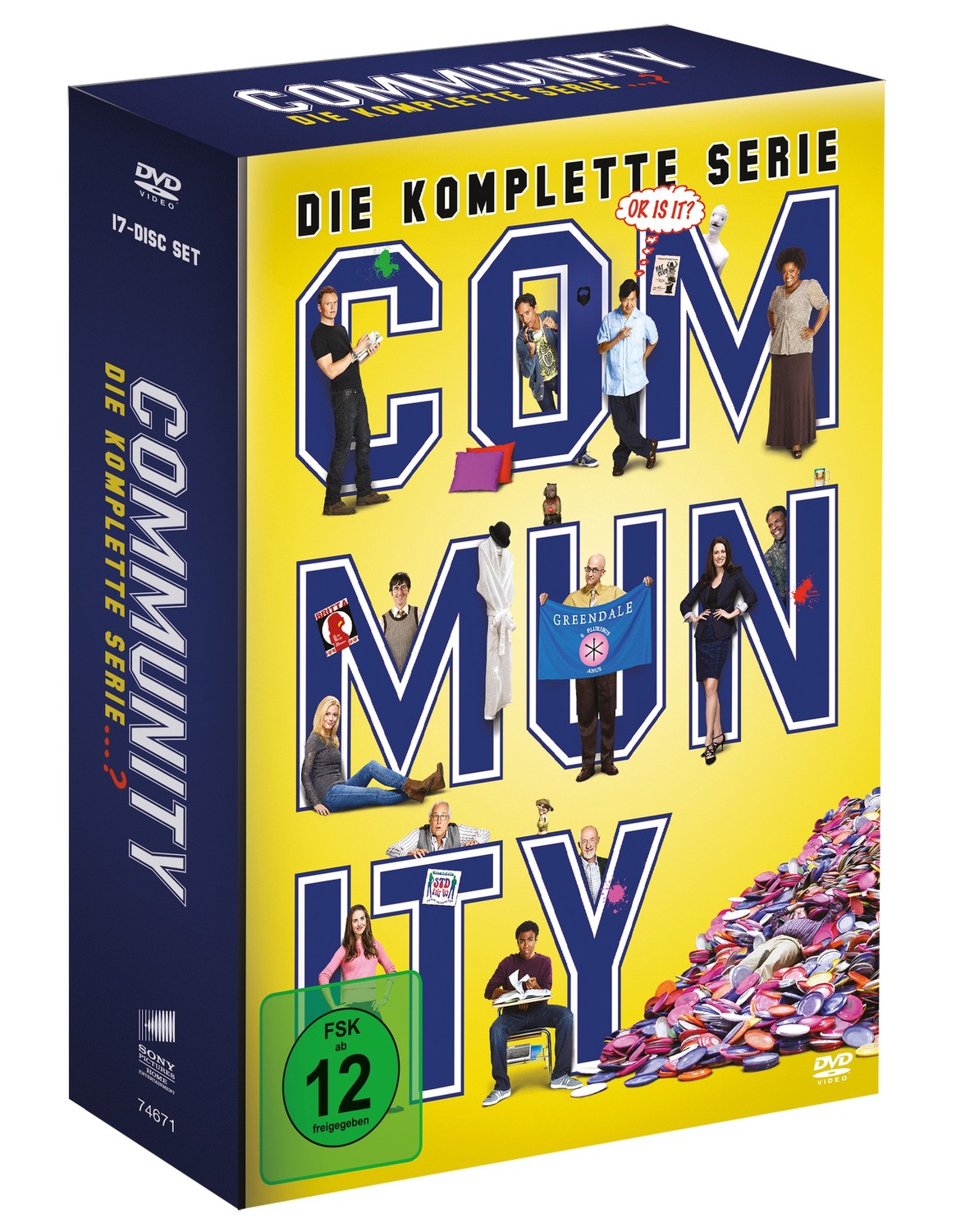 Cover: 4030521746718 | Community | Die komplette Serie | Dan Harmon (u. a.) | DVD | 17x DVD-9