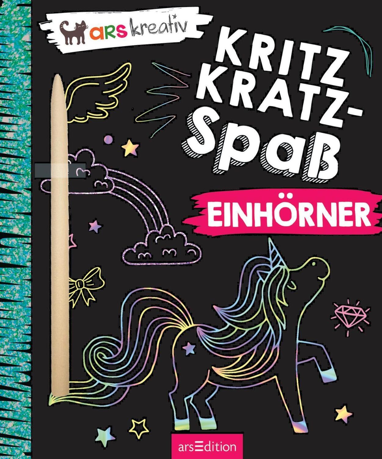 Bild: 9783845841076 | Kritzkratz-Spaß Einhörner | Taschenbuch | Spiralbindung | 36 S. | 2020