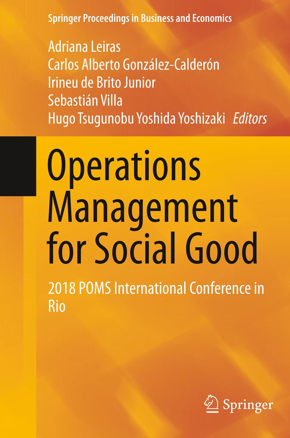 Cover: 9783030238155 | Operations Management for Social Good | Adriana Leiras (u. a.) | Buch