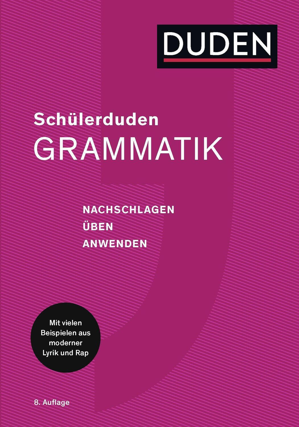 Cover: 9783411056385 | Duden. Schülerduden Grammatik | Buch | Schülerduden | Deutsch | 2017