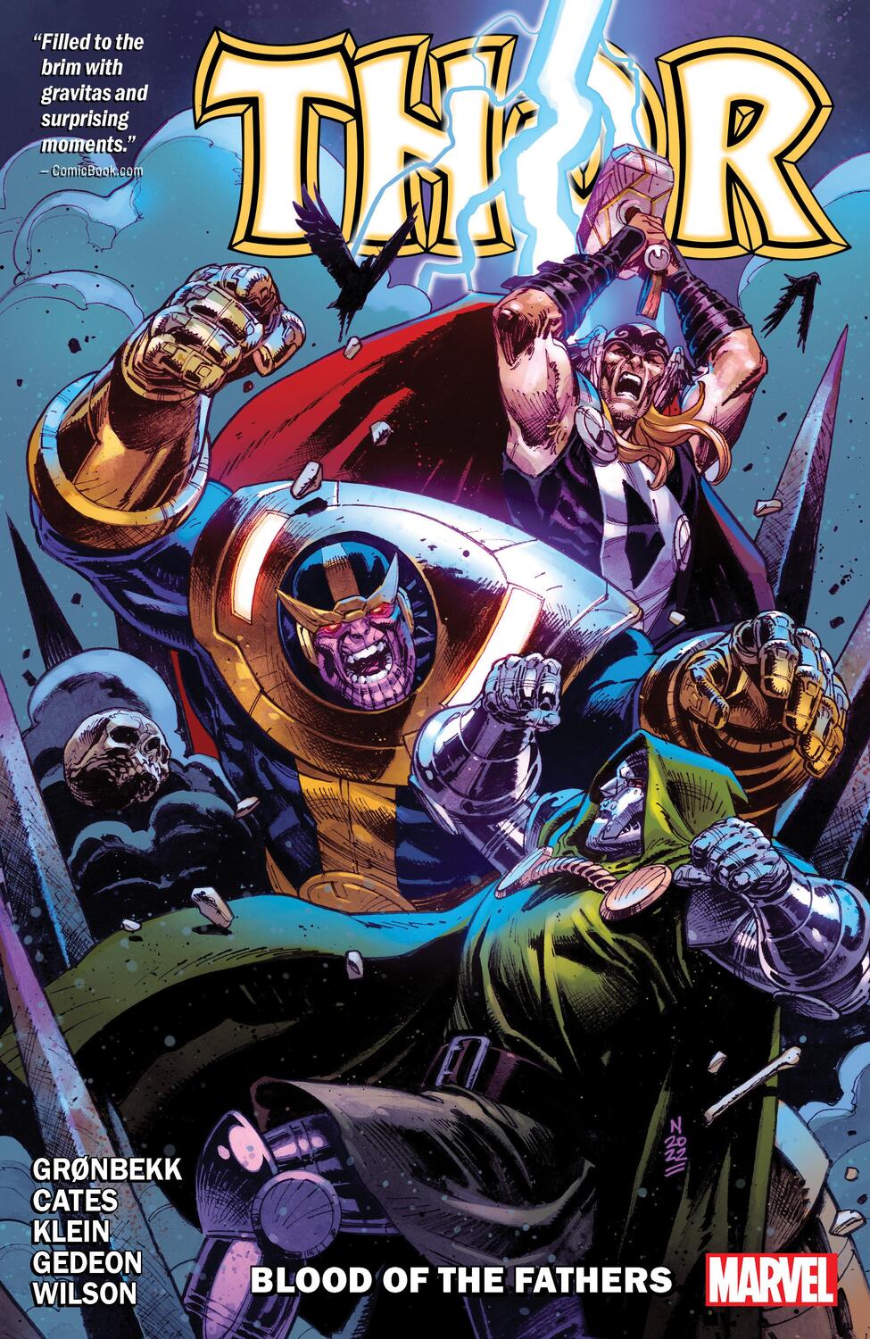 Cover: 9781302947606 | Thor by Donny Cates Vol. 6: Blood of the Fathers | Donny Cates (u. a.)