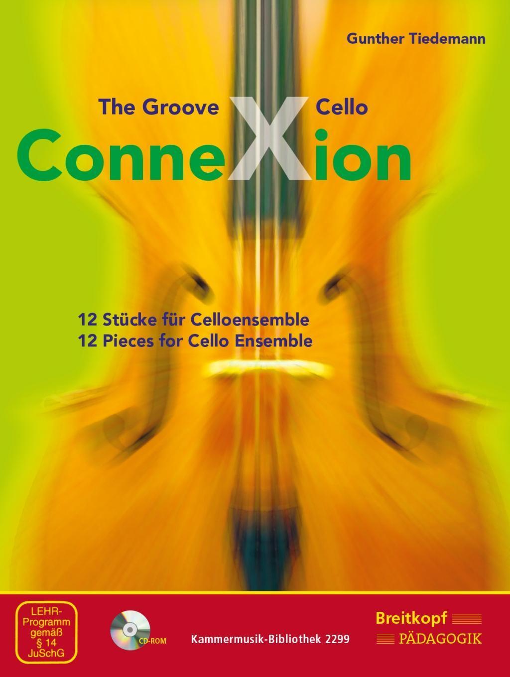 Cover: 9790004503041 | The groove cello connexion | 12 Stücke für Celloensemble | Tiedemann