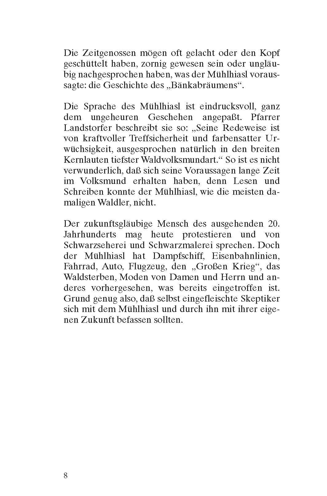 Bild: 9783955878177 | Die Prophezeiungen des Mühlhiasl | Andreas Zeitler | Taschenbuch