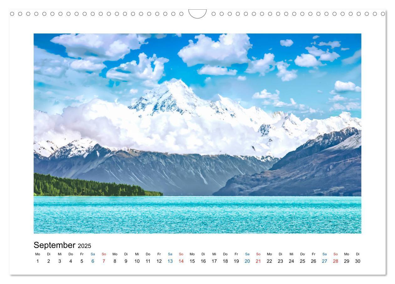 Bild: 9783435238088 | Neuseeland - Von Auckland nach Queenstown (Wandkalender 2025 DIN A3...