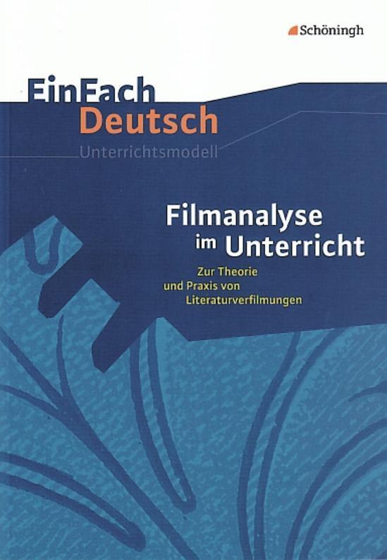 Cover: 9783140222648 | Filmanalyse im Unterricht: Zur Theorie und Praxis von...