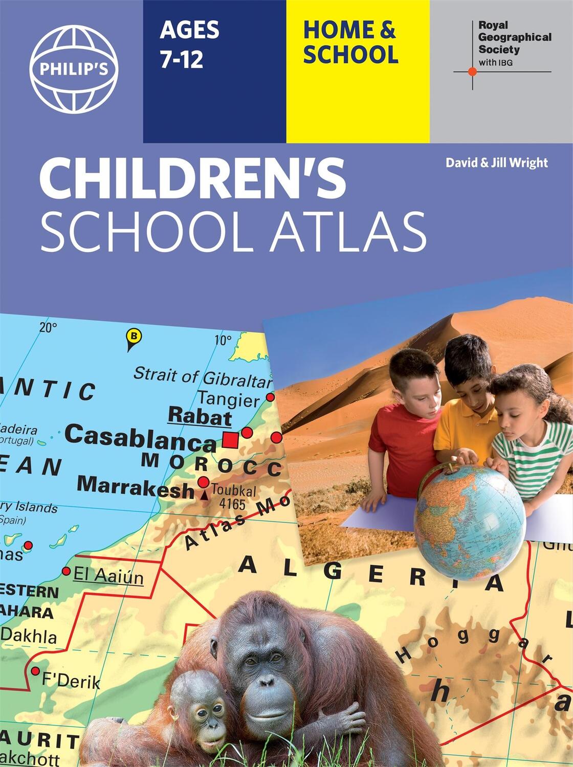Cover: 9781849075817 | Philip's RGS Children's School Atlas | 16th Edition | Wright (u. a.)