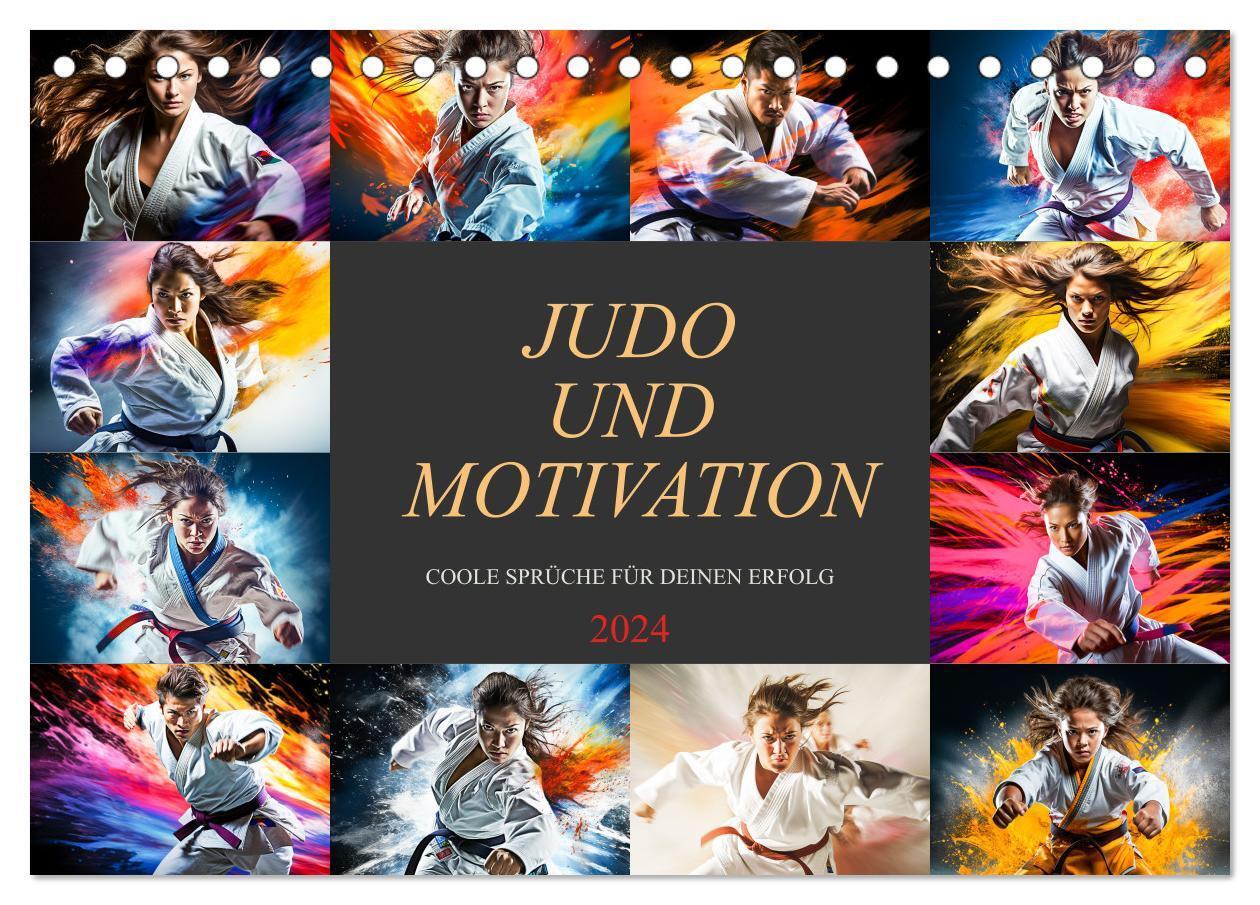 Cover: 9783383715068 | Judo und Motivation (Tischkalender 2024 DIN A5 quer), CALVENDO...